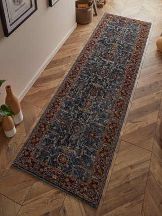 Sarouk 5096B Blue Red