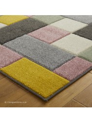 Portland Squared Pastel Rug - Thumbnail - 4