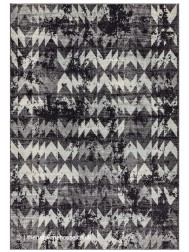 Chevron Black Rug - Thumbnail - 7