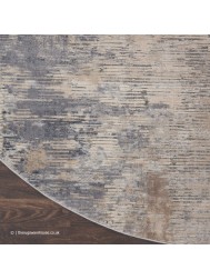 Elan Beige Grey Circle Rug - Thumbnail - 6