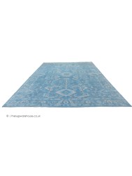 Blue Ushak Rug - Thumbnail - 2