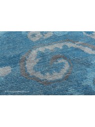 Blue Ushak Rug - Thumbnail - 6