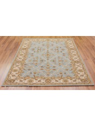 Sumak Blue Cream Rug - Thumbnail - 2
