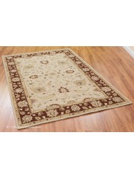 Sumak Cream Brown Rug - Thumbnail - 3