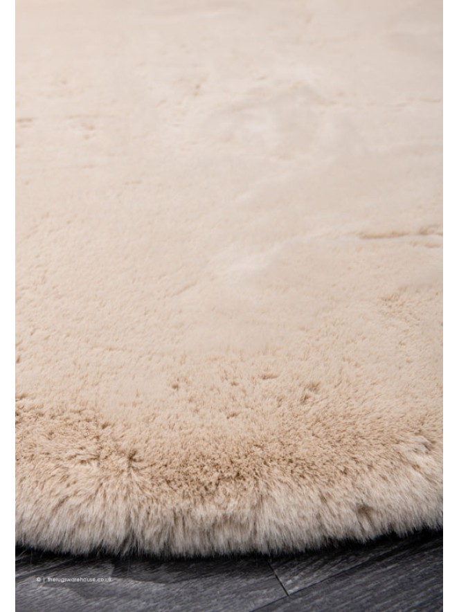 Heavenly Beige Circle Rug - 5