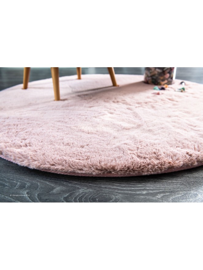 Heavenly Pink Circle Rug - 3