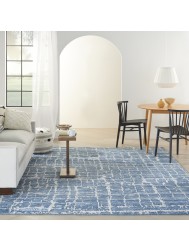 Luna Blue Silver Rug - Thumbnail - 2