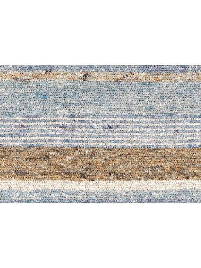 Firenze Stripe Blue Mix Rug - 4
