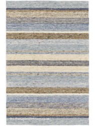 Firenze Stripe Blue Mix Rug - Thumbnail - 6