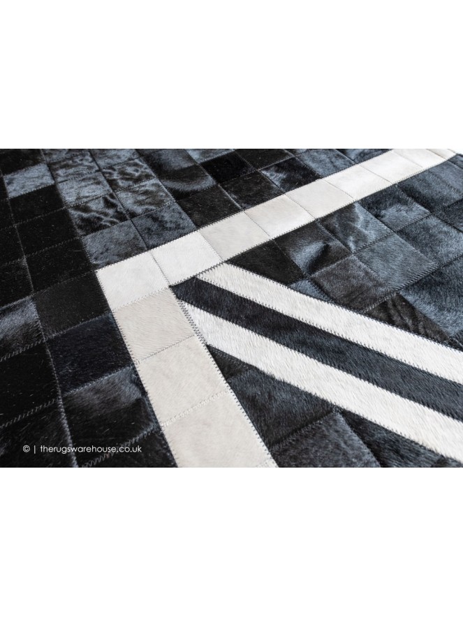 Black Union Jack Rug - 6