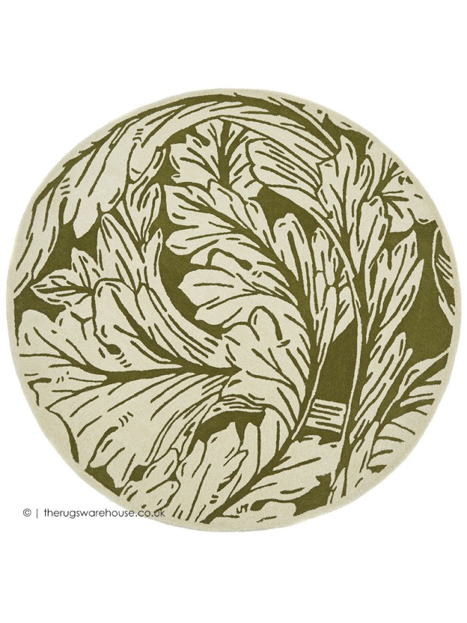 Heritage Evermore Moss Round Rug - 6