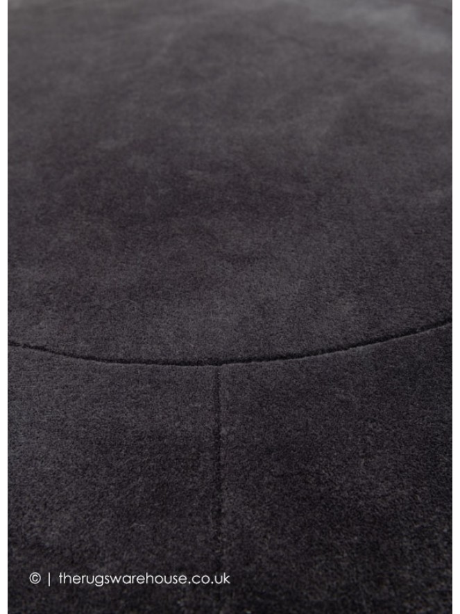 Helsinki Charcoal Circle Rug - 5