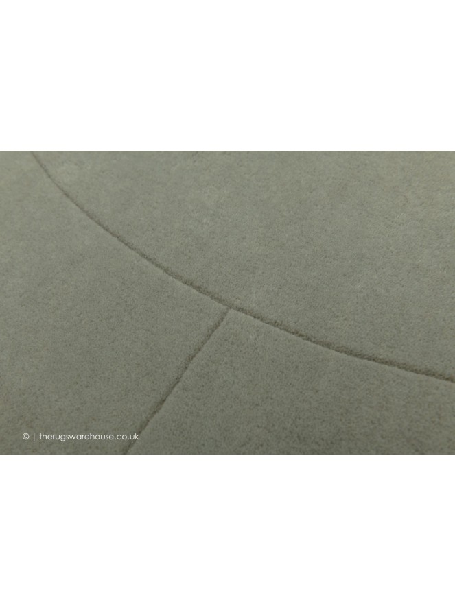 Helsinki Silver Green Circle Rug - 6