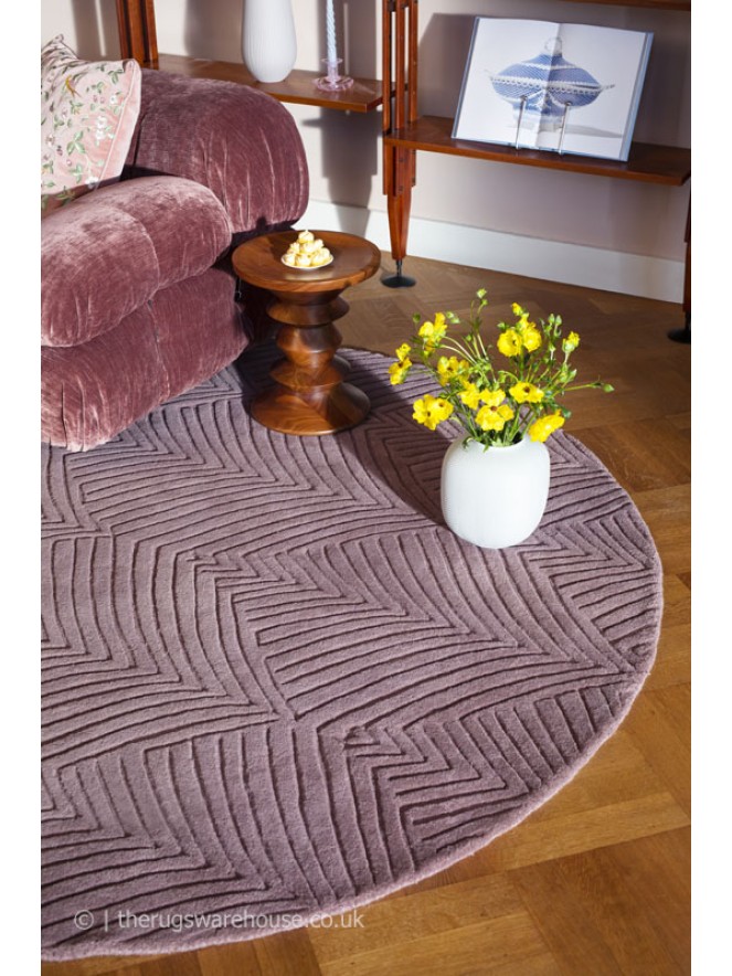Folia Mink Round Rug - 8
