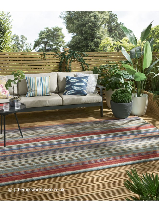 Spectro Stripes Sedonia Rust Rug - 3