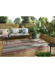 Spectro Stripes Sedonia Rust Rug - Thumbnail - 4