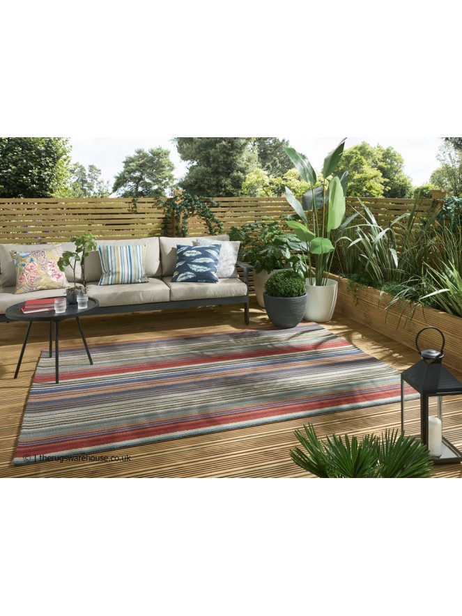 Spectro Stripes Sedonia Rust Rug - 4