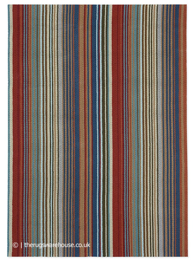 Spectro Stripes Sedonia Rust Rug - 8