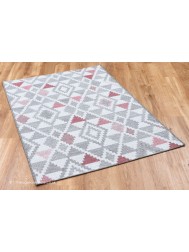Oshin Grey Pink Rug - Thumbnail - 3