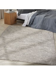 Linear Silky Grey Rug - Thumbnail - 3