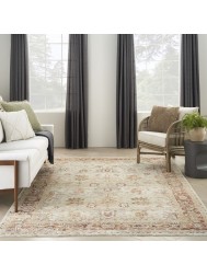 Sahar Medallion Ivory Rug - Thumbnail - 3