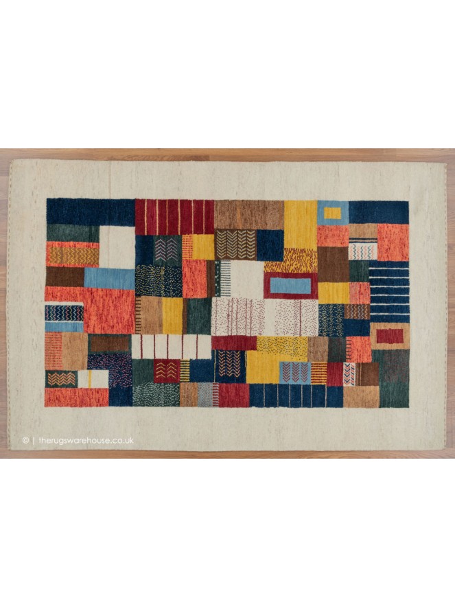 Gabbeh Luri Multi Blocks Rug - 8