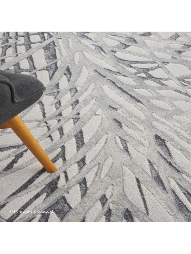 Rustic Leaves Circle Rug - 3