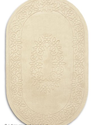 Royale Aubusson Beige Oval