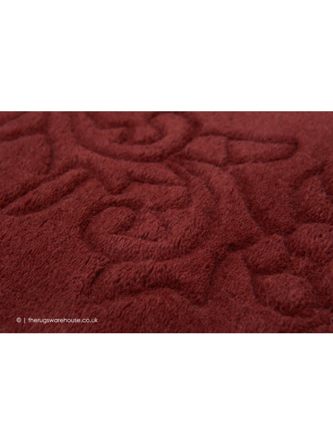 Royale Lux Rose Circle Rug - 4