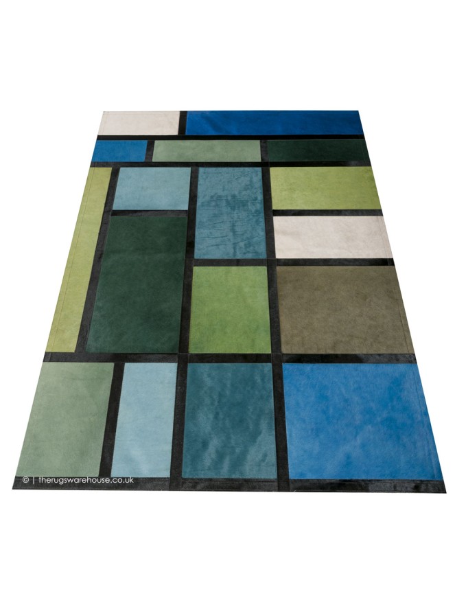 Mondrian Blue Mix Rug - 9
