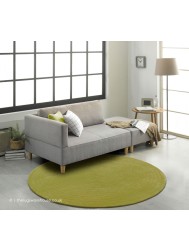 Harrare Green Circle Rug - Thumbnail - 2