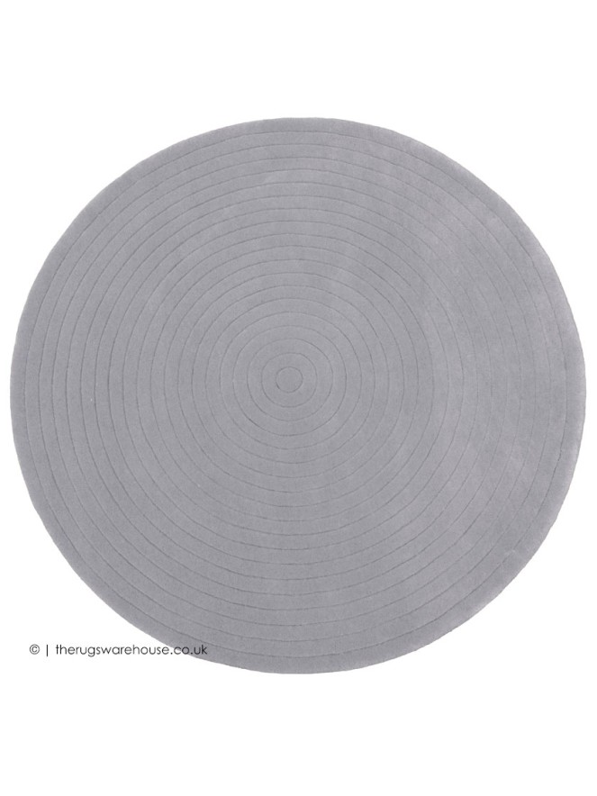 Harrare Grey Circle Rug - 8
