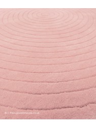 Harrare Pink Circle Rug - Thumbnail - 5