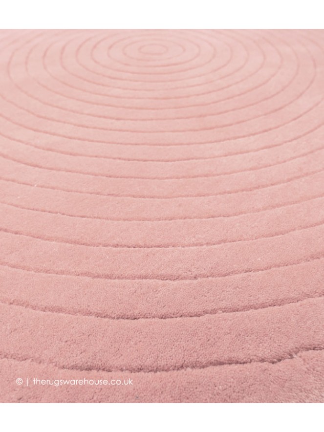 Harrare Pink Circle Rug - 5