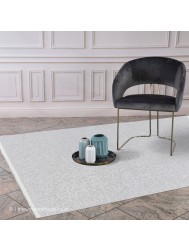 Peri Damask Beige Rug - Thumbnail - 2