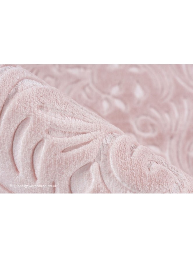 Peri Damask Pink Rug - 4