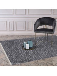 Peri Stones Graphite Rug - Thumbnail - 2