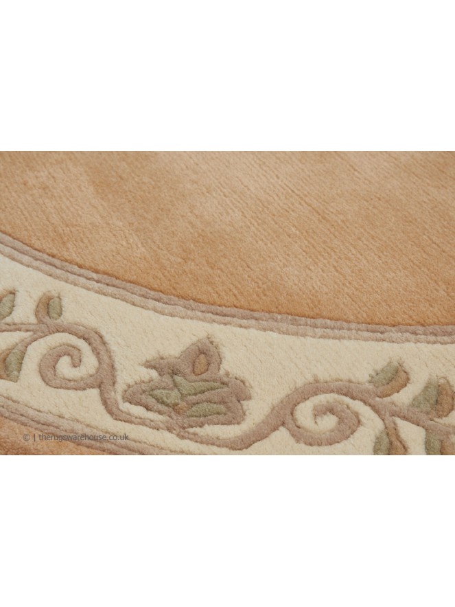 Classica Apricot Circle Rug - 5