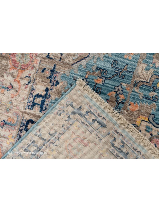 Satisar Blue Rug - 4