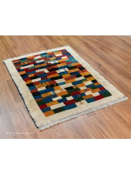 Gabbeh Cream Multi Rug - Thumbnail - 7