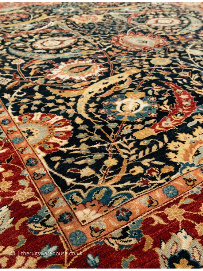 Kerman Blue Rug - 5