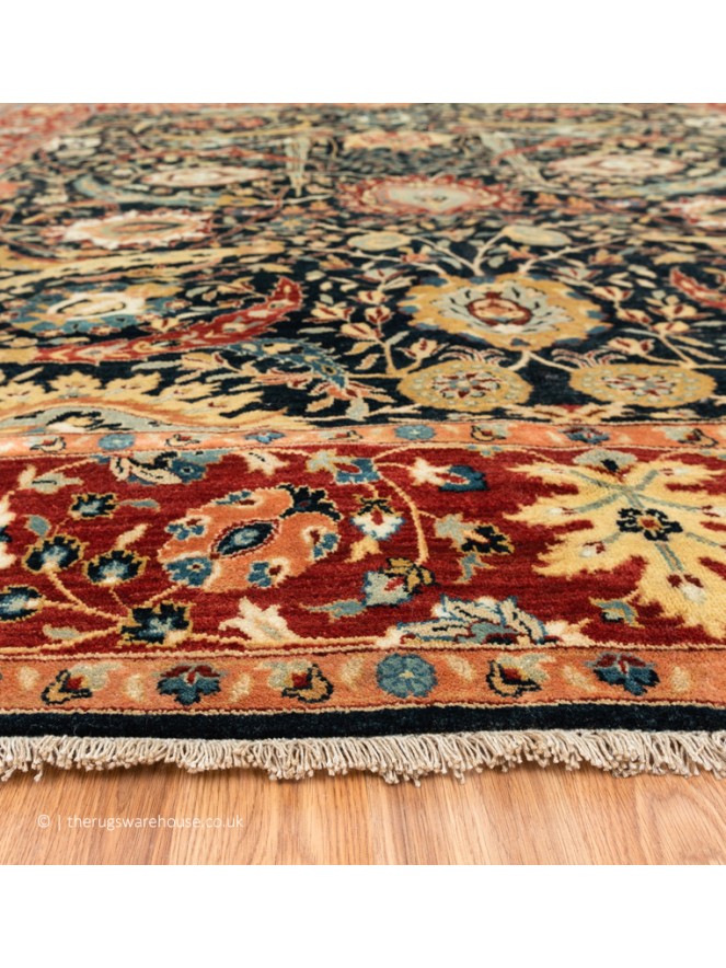 Kerman Blue Rug - 8