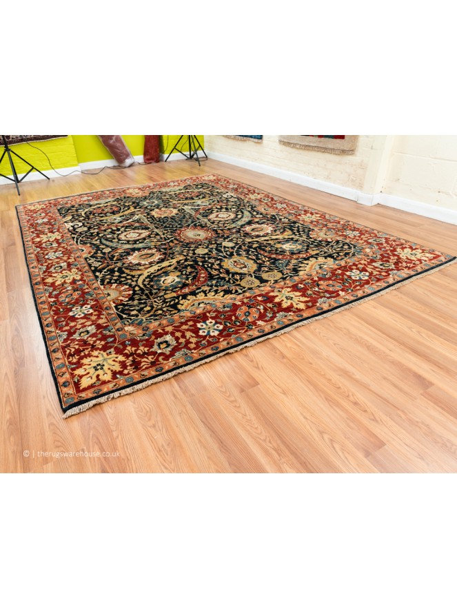 Kerman Blue Rug - 9