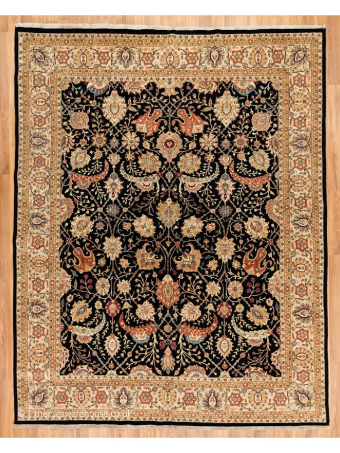 Fine Classic Black Rug - 10