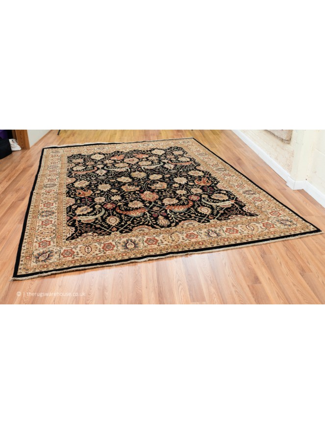 Fine Classic Black Rug - 9