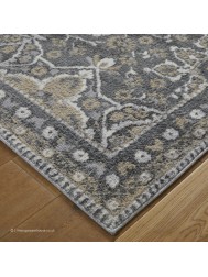 Zoe Medallion Grey Rug - Thumbnail - 4