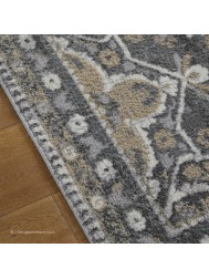 Zoe Medallion Grey Rug - Thumbnail - 5