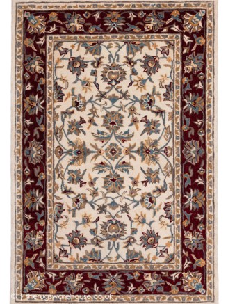 Herat Cream Dark Red