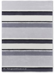 Eaton Stripe Charcoal Rug - Thumbnail - 7