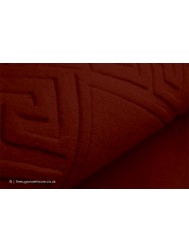 Vetrina Greek Key Burgundy Rug - Thumbnail - 4